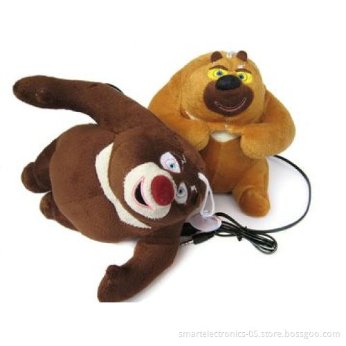 Dancing Bear USB Speaker, Plug-and-Play/2-year Warranty/Pretty Packing/Customized Requests Available